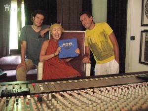 At ProsdocimI Recording with Mike 3rd